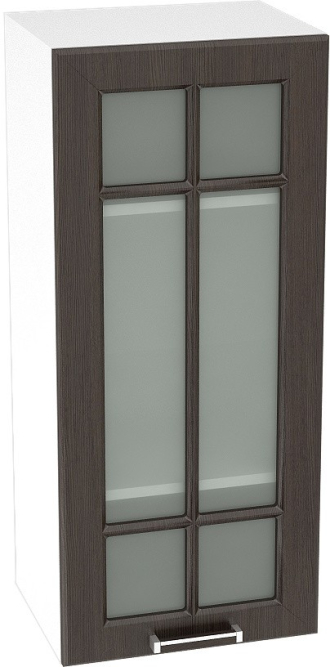 Шкаф верхний высокий со стеклом с 1 створкой ШВС409 Прага