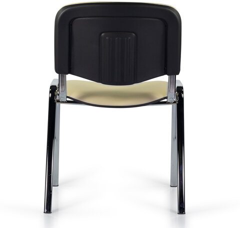 Стул STAFF &quot;Iso Lite CF-008&quot;, хром, кожзам бежевый (Z-21), 532568