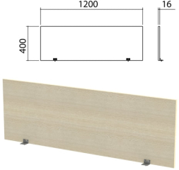 Экран-перегородка Канц прямая