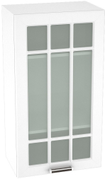 Шкаф верхний высокий со стеклом с 1 створкой ШВС509 Прага