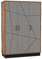 Шкаф для одежды 54.12 Гамма (3-х дверный)
