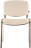Стул для персонала и посетителей BRABIX &quot;Iso CF-001&quot;, хромированный каркас, кожзам бежевый, 531425