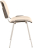 Стул для персонала и посетителей BRABIX &quot;Iso CF-001&quot;, хромированный каркас, кожзам бежевый, 531425