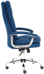 Кресло SOFTY LUX флок , синий, 32