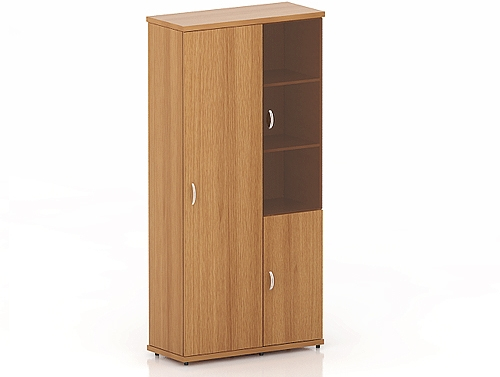 Шкаф высокий КЭ107 (КЭ24+КЭ17+КЭ28+КЭ22*2+БСКТ410*2+ФС03*2)