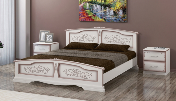 Кровать из массива Елена