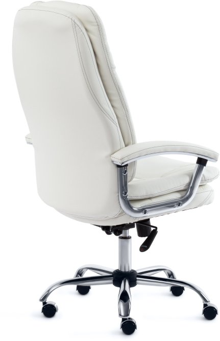Кресло SOFTY LUX кож/зам, белый, 36-01