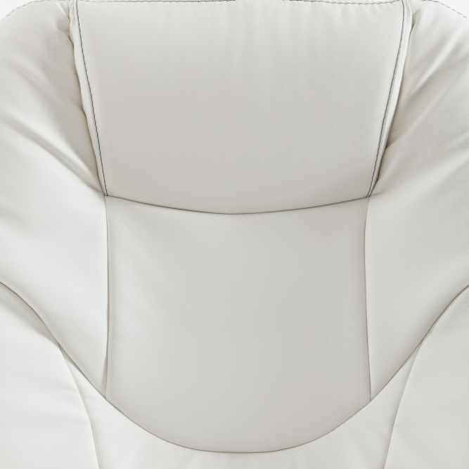 Кресло SOFTY LUX кож/зам, белый, 36-01