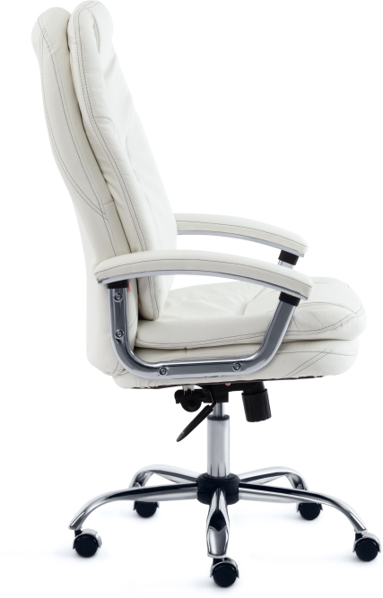 Кресло SOFTY LUX кож/зам, белый, 36-01