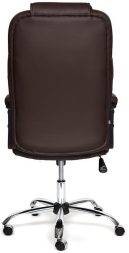 Кресло BERGAMO (хром) кож/зам, коричневый, 36-36