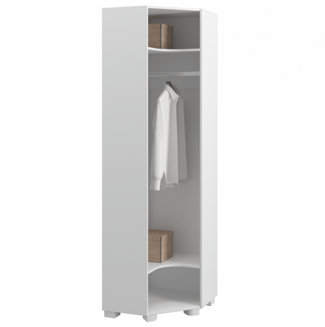 Шкаф угловой «Монблан» МБ-20К белое дерево