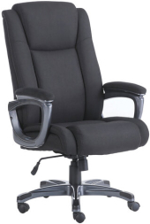Кресло офисное BRABIX PREMIUM &quot;Solid HD-005&quot;, НАГРУЗКА до 180 кг, ткань, черное, 531822