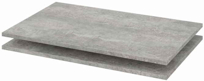 Шкаф 4-створчатый ШК 5 (1600) Цемент светлый/Белый шагрень