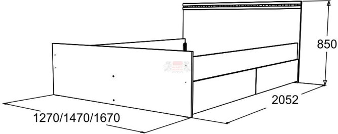 Кровать Ольга 13