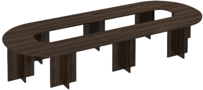 Стол для заседаний СВ100 (СВ28х4+СВ29х8+СВ39х4)