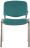Стул для персонала и посетителей BRABIX &quot;Iso CF-001&quot;, хромированный каркас, кожзам бирюзовый, 531427