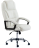 Кресло BERGAMO (хром) кож/зам, белый, 36-01