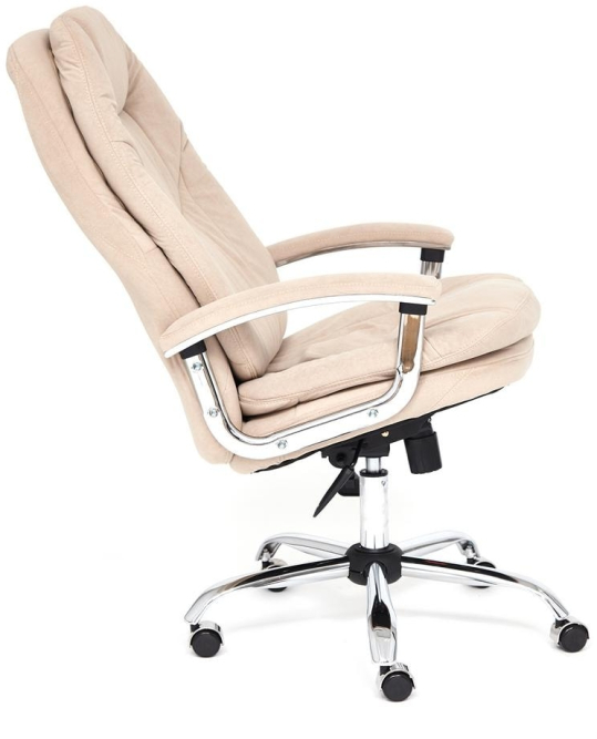 Кресло SOFTY LUX флок , бежевый, 7