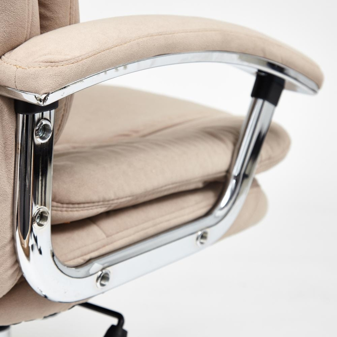 Кресло SOFTY LUX флок , бежевый, 7