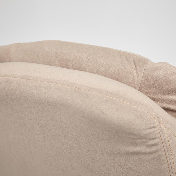 Кресло SOFTY LUX флок , бежевый, 7