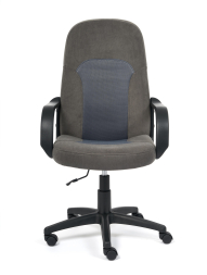 Кресло PARMA флок/ткань, серый, 29/TW-12