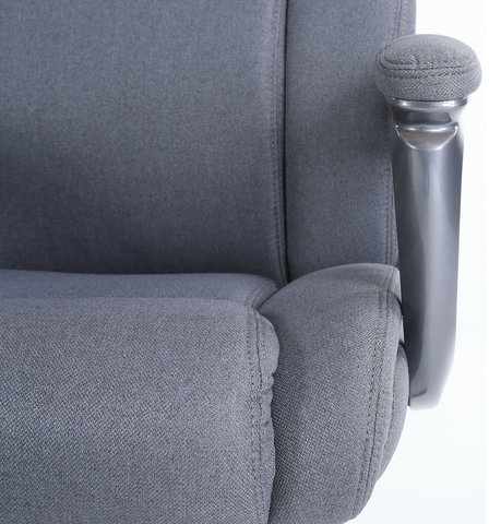 Кресло офисное BRABIX PREMIUM &quot;Solid HD-005&quot;, нагрузка до 180 кг, ткань, серое, 531823