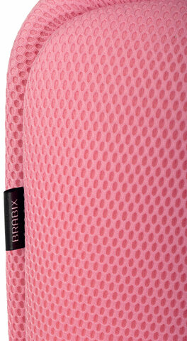 Кресло детское BRABIX &quot;Joy MG-204W&quot;, без подлокотников, пластик белый, ткань TW, розовое, 533011