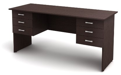 Стол 2-тумбовый 6 ящиков СК28