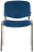 Стул для персонала и посетителей BRABIX &quot;Iso CF-001&quot;, хромированный каркас, кожзам синий, 531428