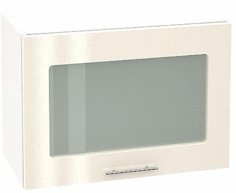 Шкаф верхний горизонт. со стеклом. Кухня Валерия ШВГС 500 (глянец)