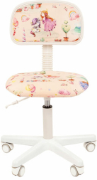 Кресло детское СН KIDS 101, без подлокотников, розовое с рисунком &quot;Принцессы&quot;, 7027819