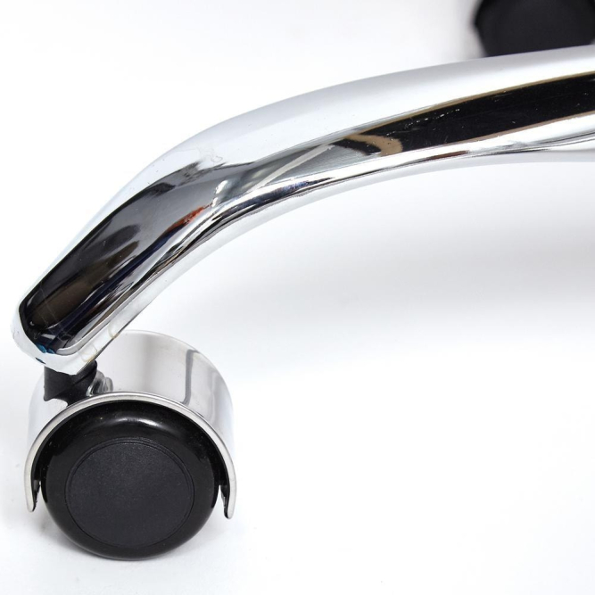 Кресло BERGAMO (хром) кож/зам, бежевый, 36-34