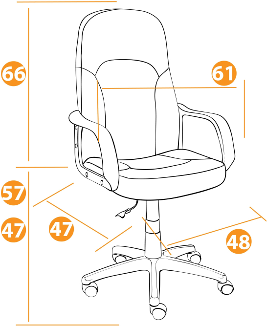 Кресло PARMA флок/ткань, бежевый/бронза, 7/TW-21