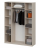 Шкаф 4-створчатый ШК 5 (1600) Меланж