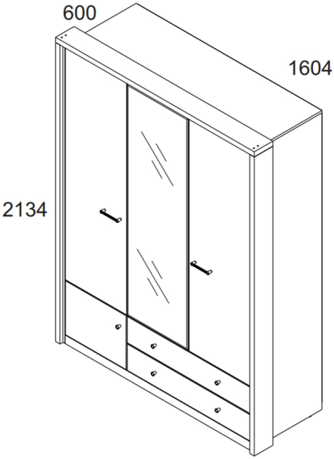 Шкаф 3DG2S Z JAGGER