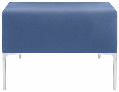 Пуф &quot;Хост&quot; М-43, 620х620х450 мм, экокожа, голубой