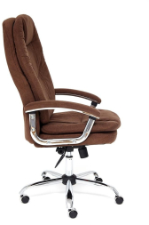 Кресло SOFTY LUX флок , коричневый, 6