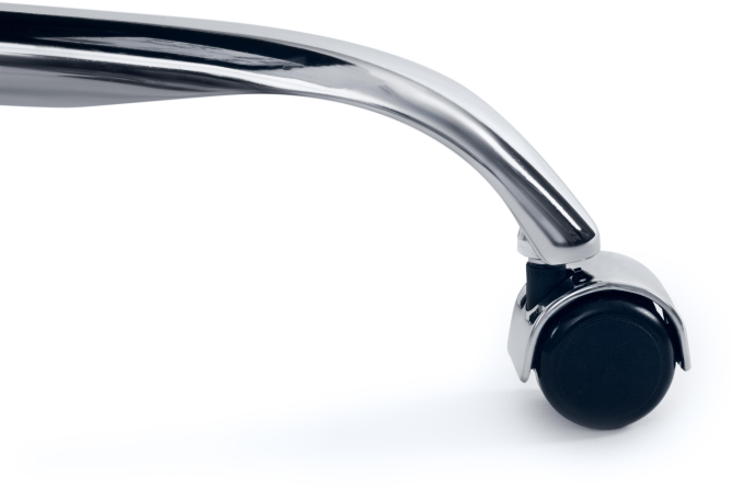 Кресло BOSS люкс (хром) кож/зам, белый, 36-01/36-01/06