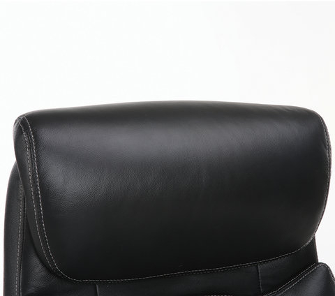 Кресло из натуральной кожи BRABIX PREMIUM &quot;Infinity EX-707&quot;, дерево, черное, 531826