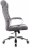 Кресло офисное T-9928SL, усиленное, НАГРУЗКА до 200 кг, хром, ткань, серое, 1985910