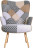 Кресло BRABIX "Soft LC-305", ткань, пэчворк (лоскутное), 533148