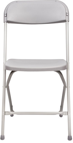 Стул складной для дома и офиса BRABIX &quot;Golf CF-002&quot;, серый каркас, пластик серый, 531564