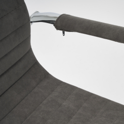 Кресло URBAN-LOW флок , серый, 29