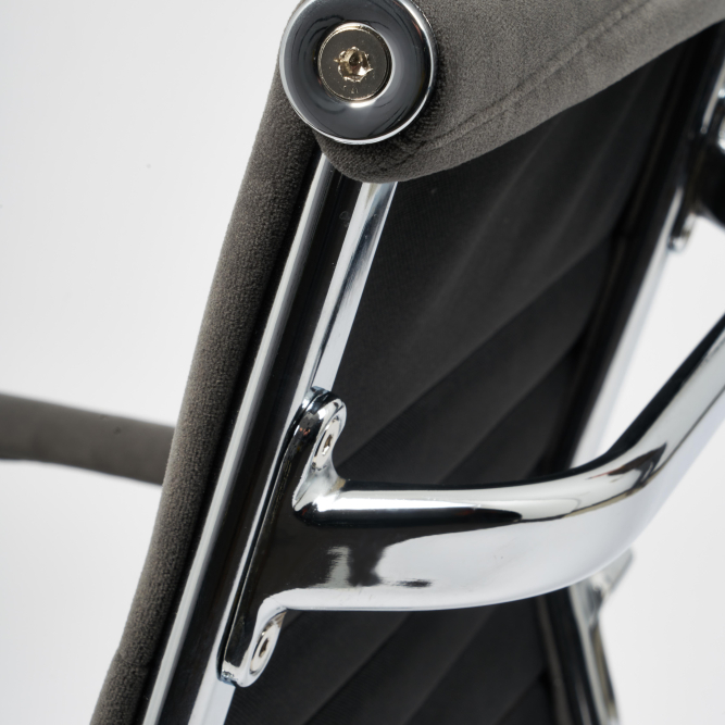 Кресло URBAN-LOW флок , серый, 29