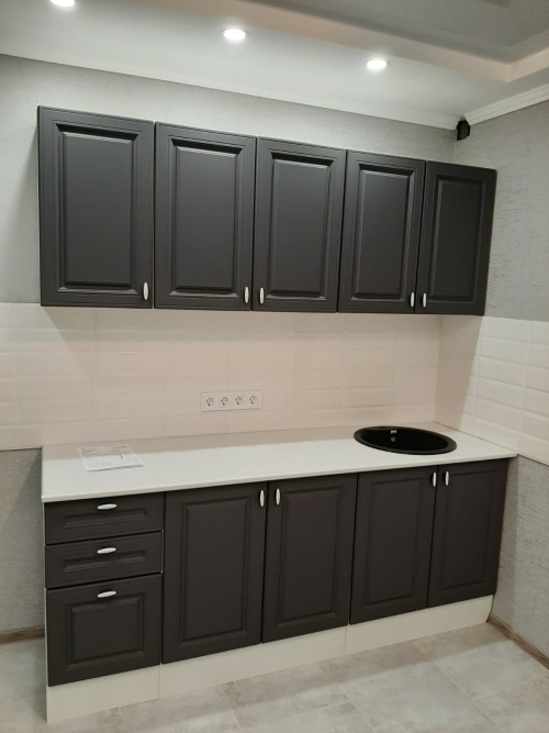 Кухня Ева комплект 1 Графит софт