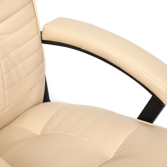 Кресло MAXIMA Хром кож/зам, бежевый, 36-34