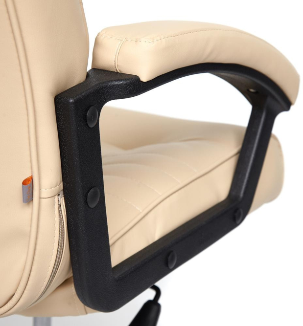 Кресло MAXIMA Хром кож/зам, бежевый, 36-34