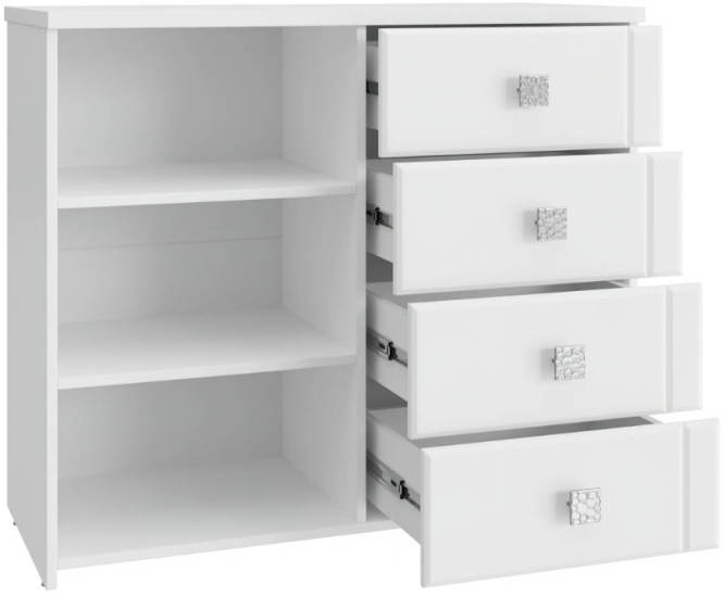 Комод Изабель ИЗ-52К белое дерево