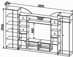 Гостиная МГС 8