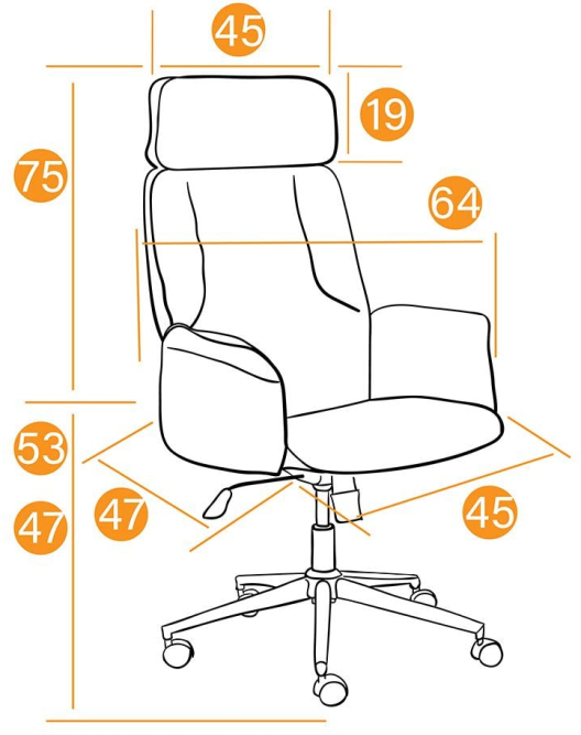 Кресло CHARM ткань, коричневый/коричневый , F25/ЗМ7-147